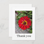 Flat Thank You Card Dankeskarte (Vorne/Hinten)