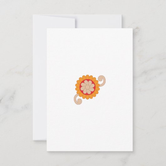 Flat Thank You Card Dankeskarte (Vorderseite)