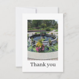 Flat Thank You Card Dankeskarte