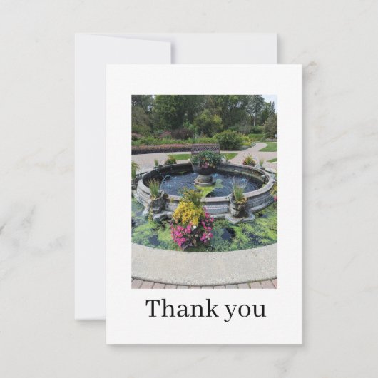 Flat Thank You Card Dankeskarte (Vorderseite)