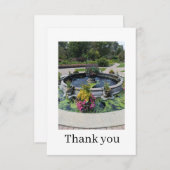 Flat Thank You Card Dankeskarte (Vorne/Hinten)