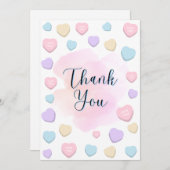 Flat Thank You Card Dankeskarte (Vorne/Hinten)