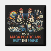 Flat Thank You Card Magnet (Vorne)