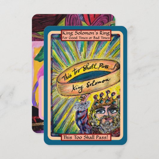 Flat Thank You Note of Encouragement Dankeskarte (Vorne/Hinten)