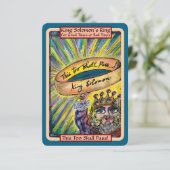 Flat Thank You Note of Encouragement Dankeskarte (Stehend Vorderseite)