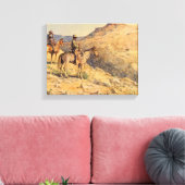 Flat-Top-Fahrer von Edward Borein Leinwanddruck (Insitu (Wohnzimmer))