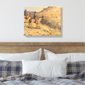 Flat-Top-Fahrer von Edward Borein Leinwanddruck (Insitu (Schlafzimmer))