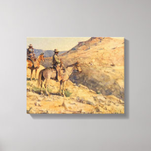 Flat-Top Riders von Edward Borein Leinwanddruck