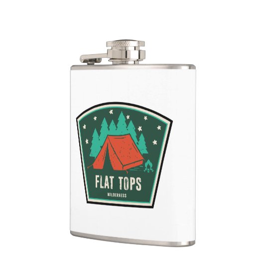 Flat Tops Wilderness Colorado Camping Flachmann (Links)