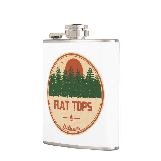 Flat Tops Wilderness Colorado Flachmann (Links)