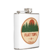 Flat Tops Wilderness Colorado Flachmann (Rechts)