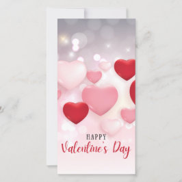 Flat Valentine's Day Card