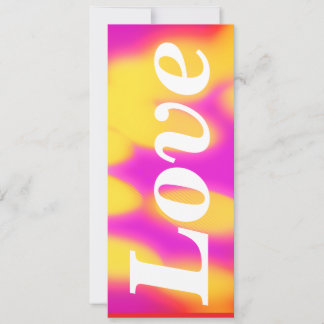 Flat Valentines day card. Karte