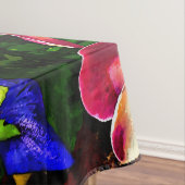 Flat von Stiefmütterchen gemischte Farben Tischdecke (Beispiel)