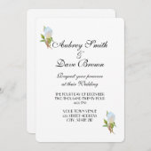 Flat Wedding Einladung Matte, Enve (Vorne/Hinten)