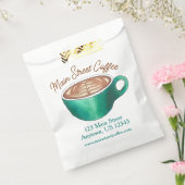 Flat White Latte Cappuccino Coffee Shop Café Geschenktütchen (Versiegelt)