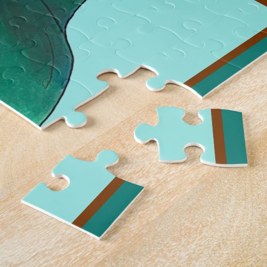 Flat White Latte Cappuccino Coffee Shop Café Puzzle (Seite)