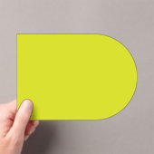 Flat Yellow Background – Back-to-School Texture Acryleinladungen (Insitu (Handheld))