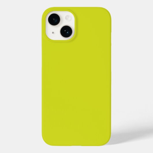 Flat Yellow Background – Back-to-School Texture Case-Mate iPhone Hülle (Rückseite)