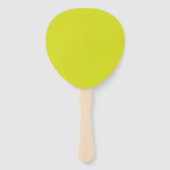 Flat Yellow Background – Back-to-School Texture Fächer (Vorderseite)