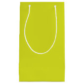 Flat Yellow Background – Back-to-School Texture Kleine Geschenktüte (Vorderseite)