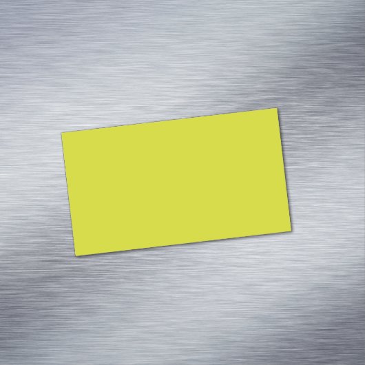Flat Yellow Background – Back-to-School Texture Magnetische Visitenkarte (Beispiel)