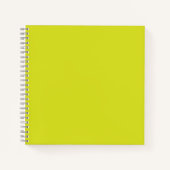 Flat Yellow Background – Back-to-School Texture Notizblock (Vorderseite)