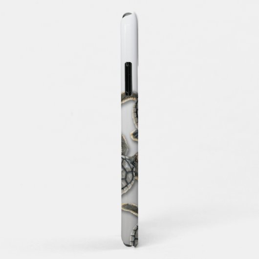 Flatback Sea Turtle iPhone Case (Hinten/Rechts)