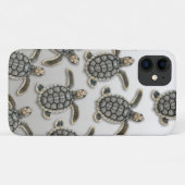 Flatback Sea Turtle iPhone Case (Rückseite (Horizontal))