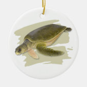 Flatback Sea Turtle Keramik Ornament (Vorne)