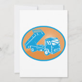 Flatbed Truck Einladung (Vorderseite)