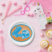 Flatbed Truck Pappteller (Party)