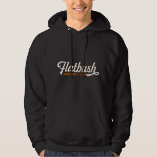 Flatbush Brooklyn New York Retro Cool Hoodie