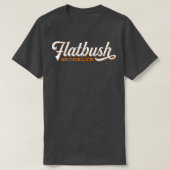 Flatbush Brooklyn New York Retro Cool T-Shirt (Design vorne)