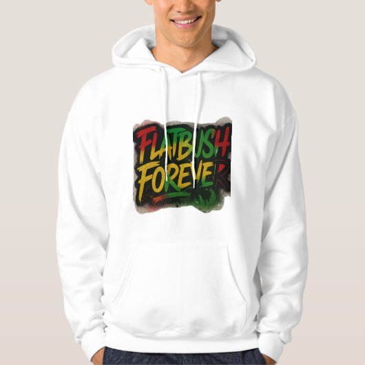 Flatbush Forever ™ Reggae Kapuzenpullover  Hoodie (Vorderseite)