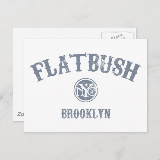Flatbush Postkarte (Vorne/Hinten)