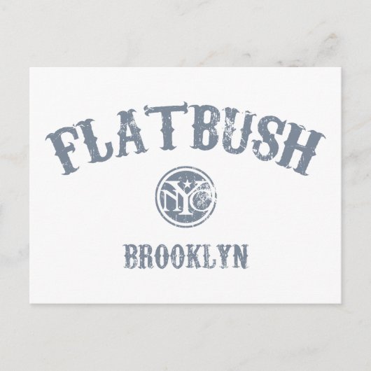 Flatbush Postkarte (Vorderseite)