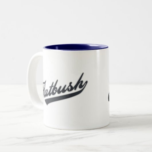 Flatbush Zweifarbige Tasse (Vorderseite Links)