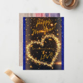 FlatCheers to a Bright Begonnen: Neue Ye Note Card Mitteilungskarte (Vorderseite/Rückseite Beispiel)