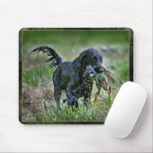 Flatcoated Retriever mit Ente Mousepad (Mit Mouse)