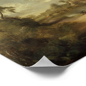 Flatford Lock (nach John Constable) Poster (Ecke)