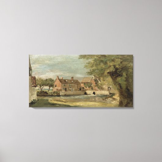 Flatford Mill (Öl auf Tafel) Leinwanddruck (Vorderseite)