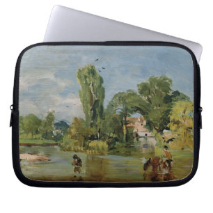 Flatford Mühle, c.1810-11 (Öl auf Platte) Laptopschutzhülle