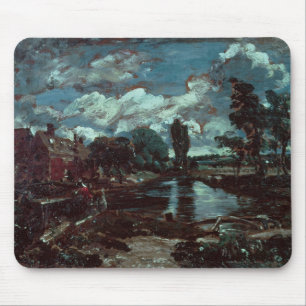 Flatford Mühle von einem Verschluss auf dem Stour Mousepad