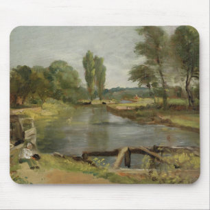 Flatford Verschluss, 1810-11 (Öl auf Papier auf Mousepad