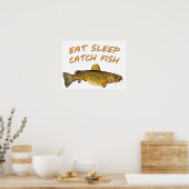 Flathead Catfish Poster (Küche)