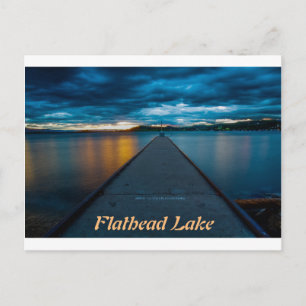 Flathead Lake Boat Dock Postkarte