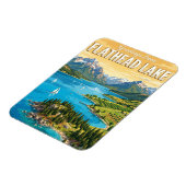 Flathead Lake Montana Magnet (Linke Seite)