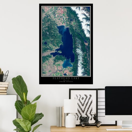 Flathead Lake Montana Poster (Heimbüro)