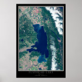 Flathead Lake Montana Poster (Vorne)